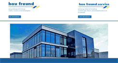 Desktop Screenshot of baufreund.de